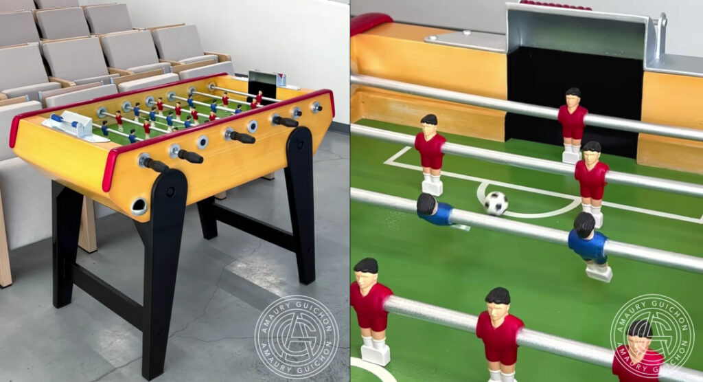 Making A Functional Full Size Foosball Table Out Of Chocolate