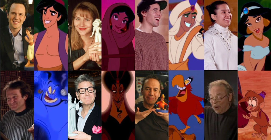 Side-By-Side Supercuts Of Disney Voice Actors And Their Cartoon Scenes