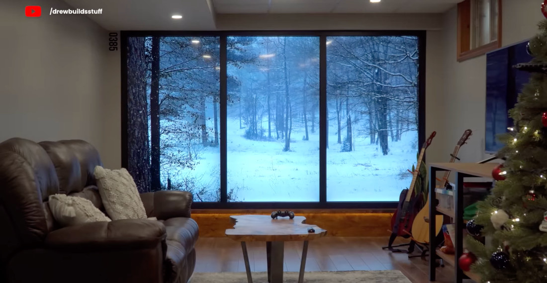 Building A Virtual Floor-To-Ceiling Window With Three TVs