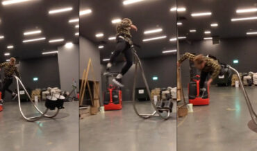 Video Of A Low-Gravity Rig Used In Television And Movies