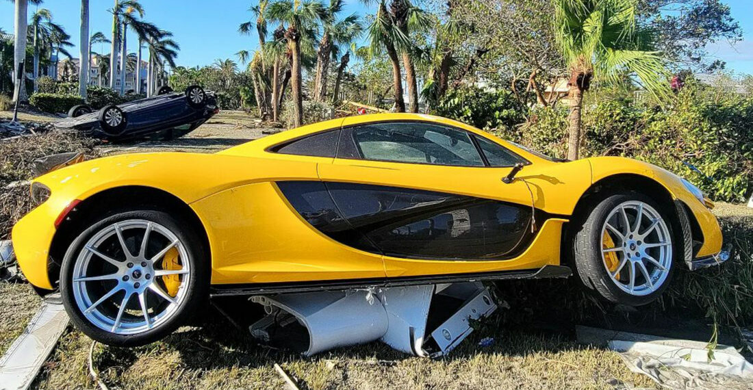 $2.3-Million McLaren Washed Away In Flood, Found Resting Atop Toilet