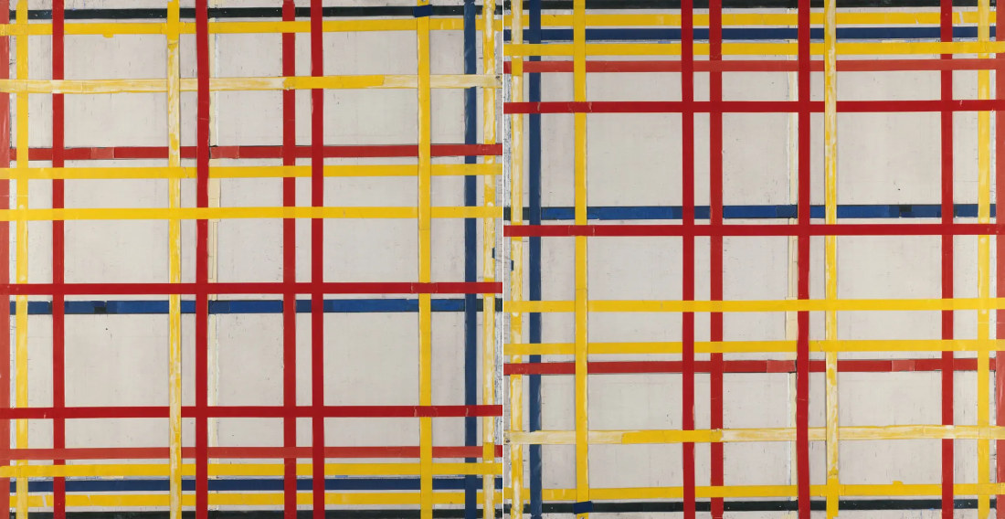 Mondrian Painting Hangs Upside Down For Decades, Will Continue To