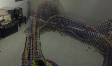 POV Ride On That Giant K’Nex Roller Coaster