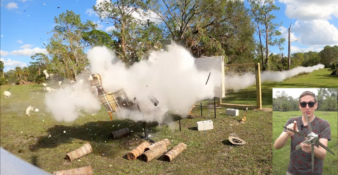 Destroying Things With A 400MPH Rocket Knife