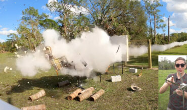 Destroying Things With A 400MPH Rocket Knife