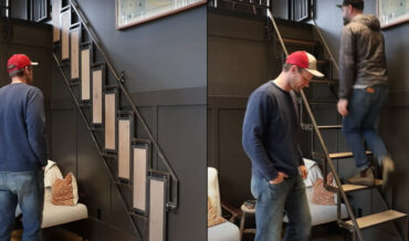 Building A Staircase That Folds Out Of The Wall