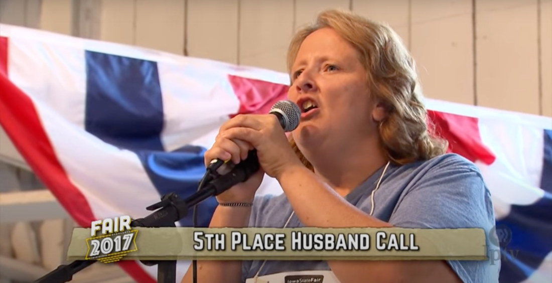 The Iowa State Fair’s Husband Calling Contest