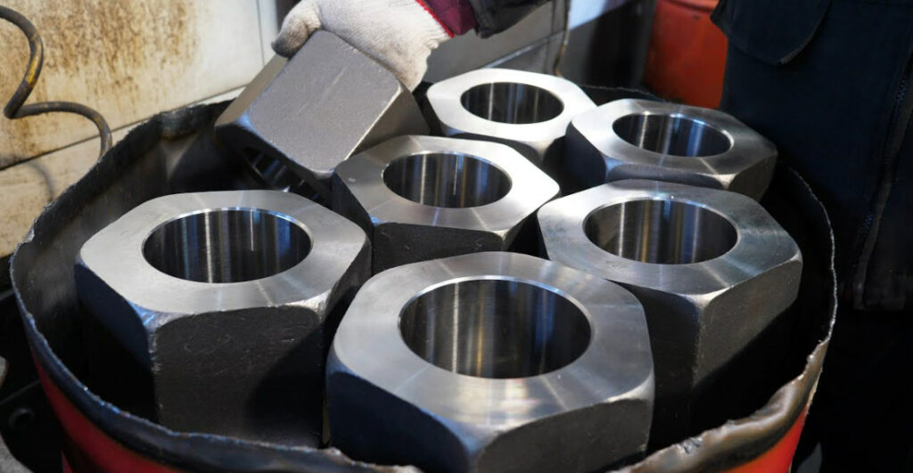 How It's Made: Forging Giant Hex Nuts