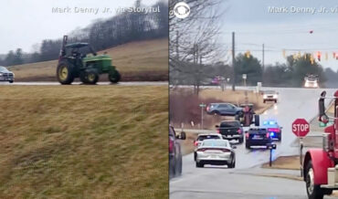 North Carolina Man Leads Police On Low-Speed Chase In Tractor
