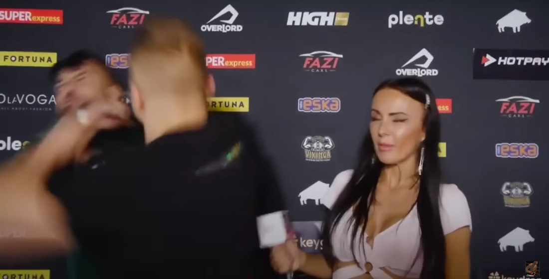 MMA Fighter Sucker Punches Youtuber Talking About Him During Interview