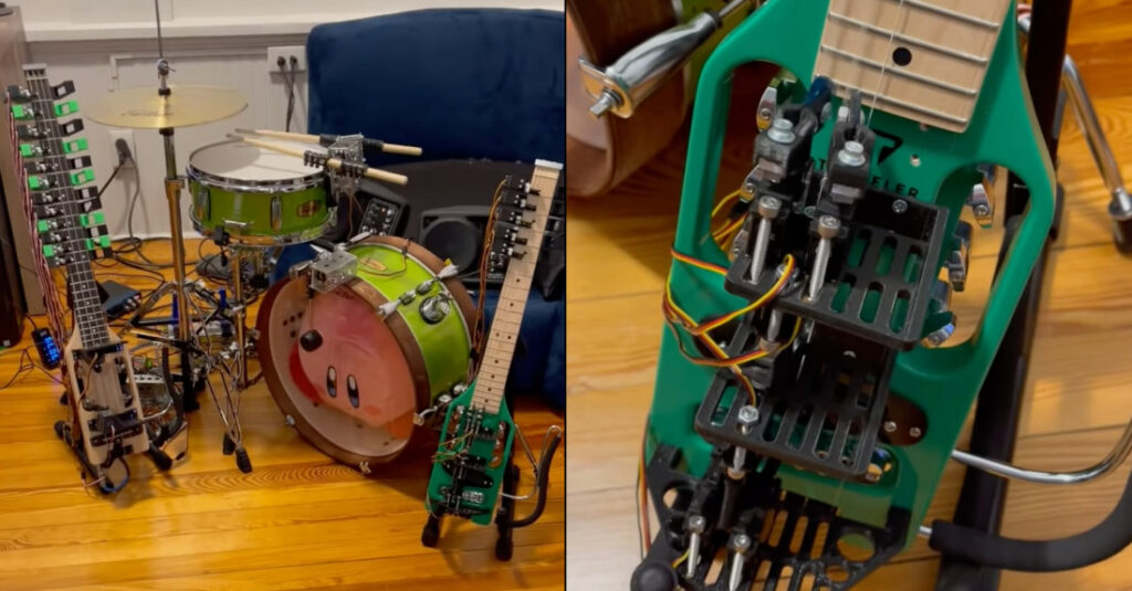 Robot Band Peforms Nirvana's 'Smells Like Teen Spirit'