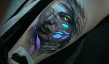 Tattoo Artist’s Realistic UV Reactive Tattoos