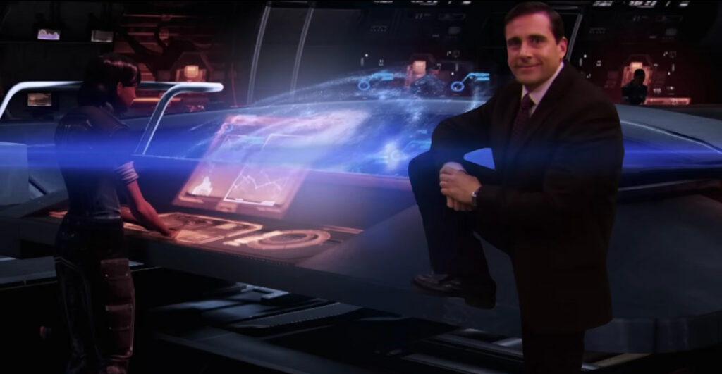 The Office's Michael Scott In Mass Effect