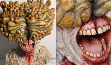 Making An Infected Clicker Cake From The Last Of us