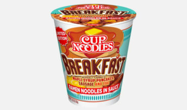 Breakfast Ramen: Cup Noodle’s Maple Syrup Pancake, Sausage & Egg Breakfast Flavor