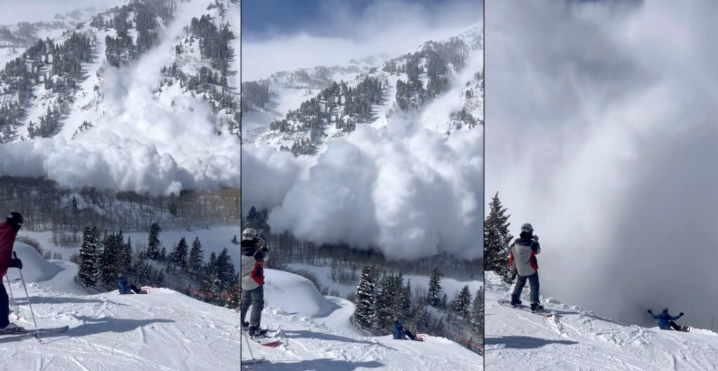 'Powder Cloud' Avalanche Caught On Film In Utah