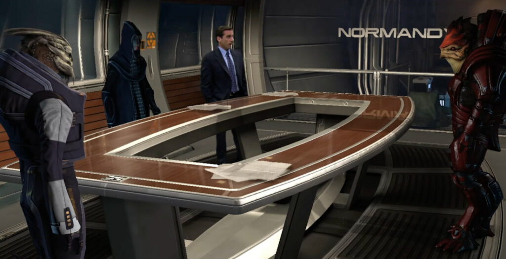 The Office's Michael Scott Returns To Mass Effect To Settle Intergalactic Disputes