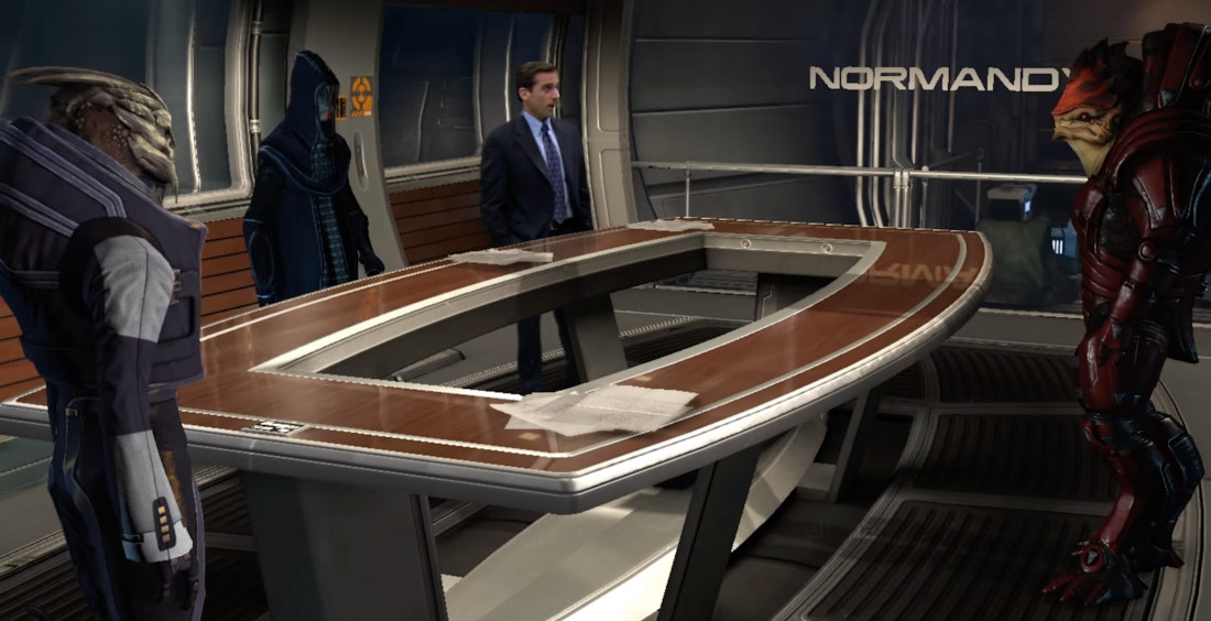 The Office’s Michael Scott Returns To Mass Effect To Settle Intergalactic Disputes