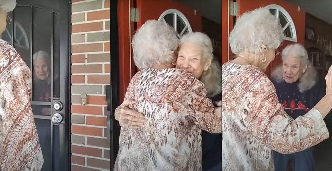 Awww: Two Old Lady Friends Meet After Decades Apart