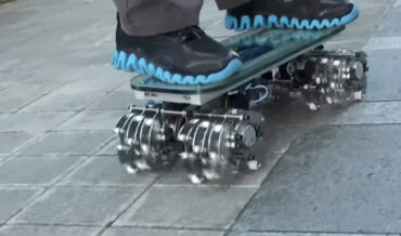 Motorized Electric Skateboard With 24 Legs