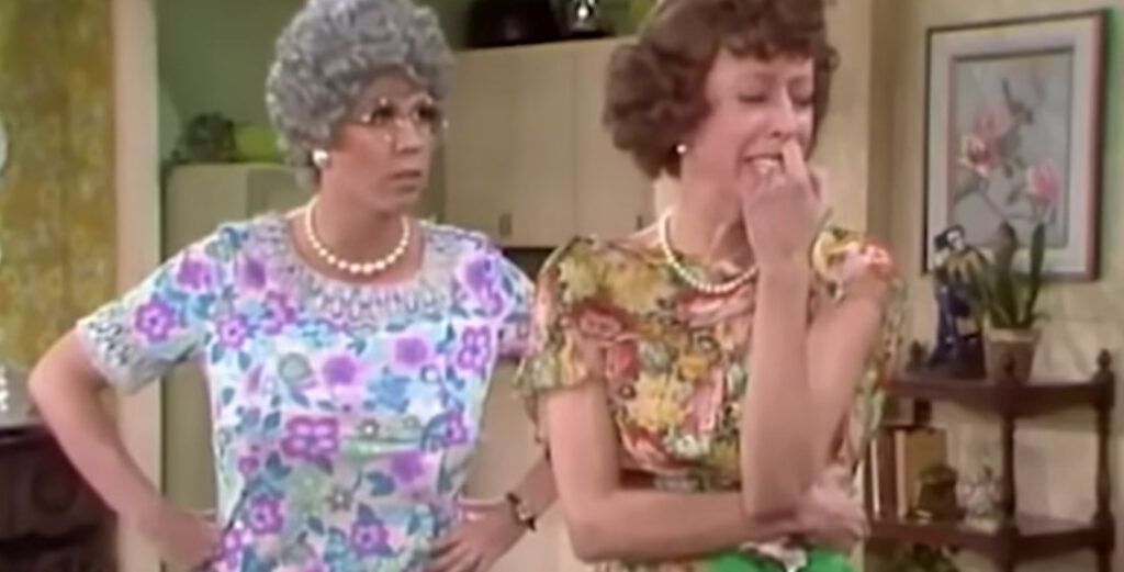 Compilation Of Actors Breaking Character On The Carol Burnett Show