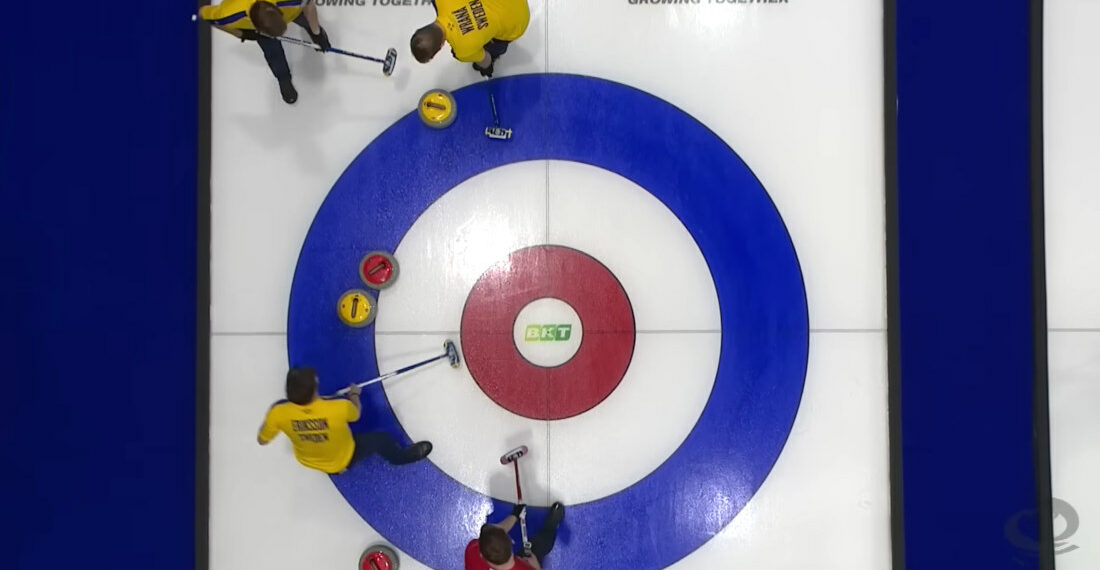 The Greatest Curling Shot Ever Made