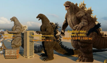 King Kongs And Godzillas Size Comparison