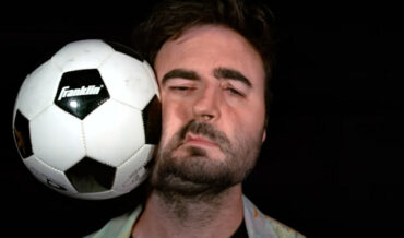 Man Gets Hit In Face With Soccer Ball In Ultra-Slow Motion Where 1 Second = 1 Hour