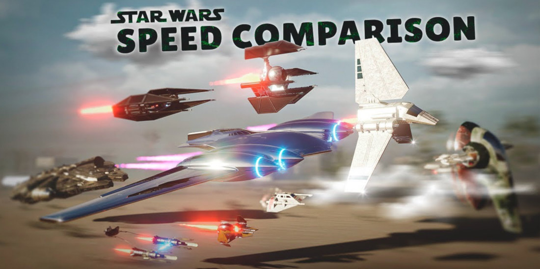 Star Wars Spaceship Speed Comparison