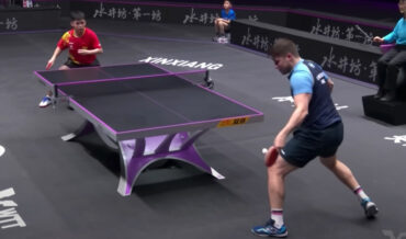Ping Pong Player Misses On First Swing, Scores Point With Second