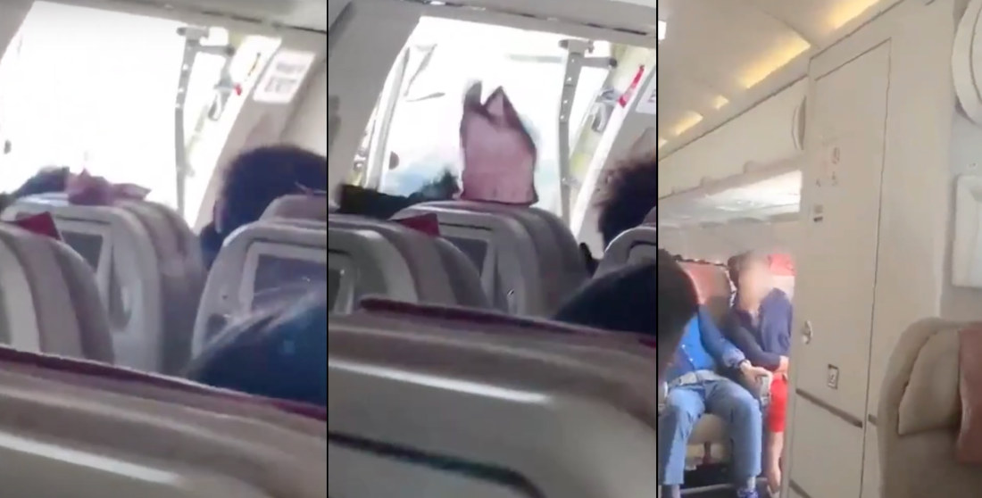 Video From Commercial Airline Where Man Opened Door Mid-Flight
