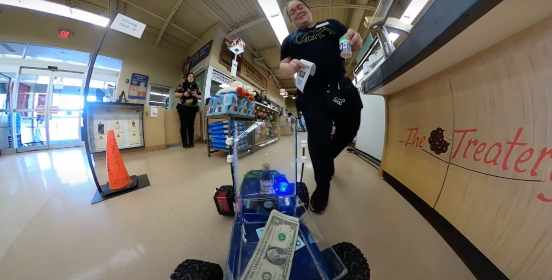 Guy Sends Robotic R/C Car To Pet Store To Buy Fish Food