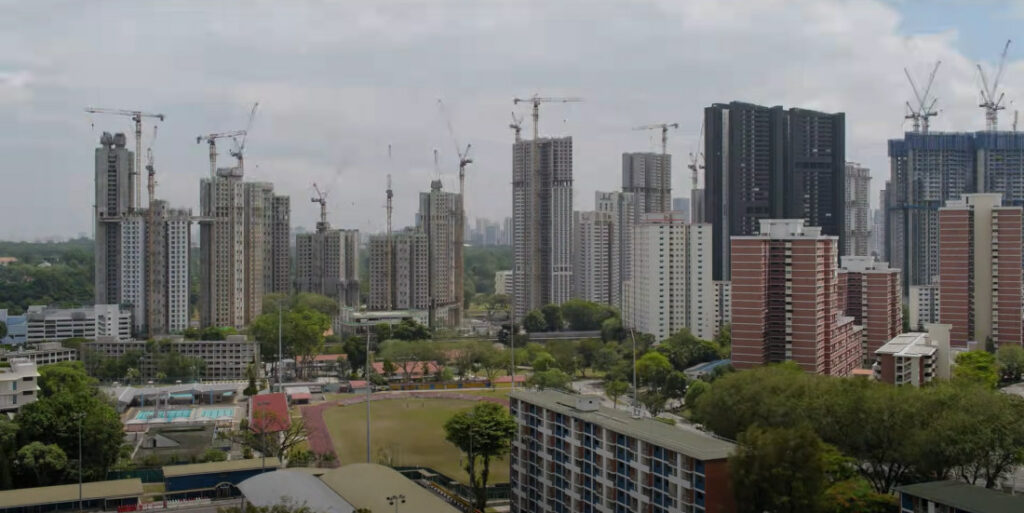 Timelapse Of A Bunch Of Singapore Skyscrapers Being Built