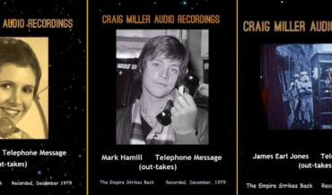 Outtakes Of Carrie Fisher, Mark Hamill, and James Earl Jones Recording 1-800 Star Wars Phone Line