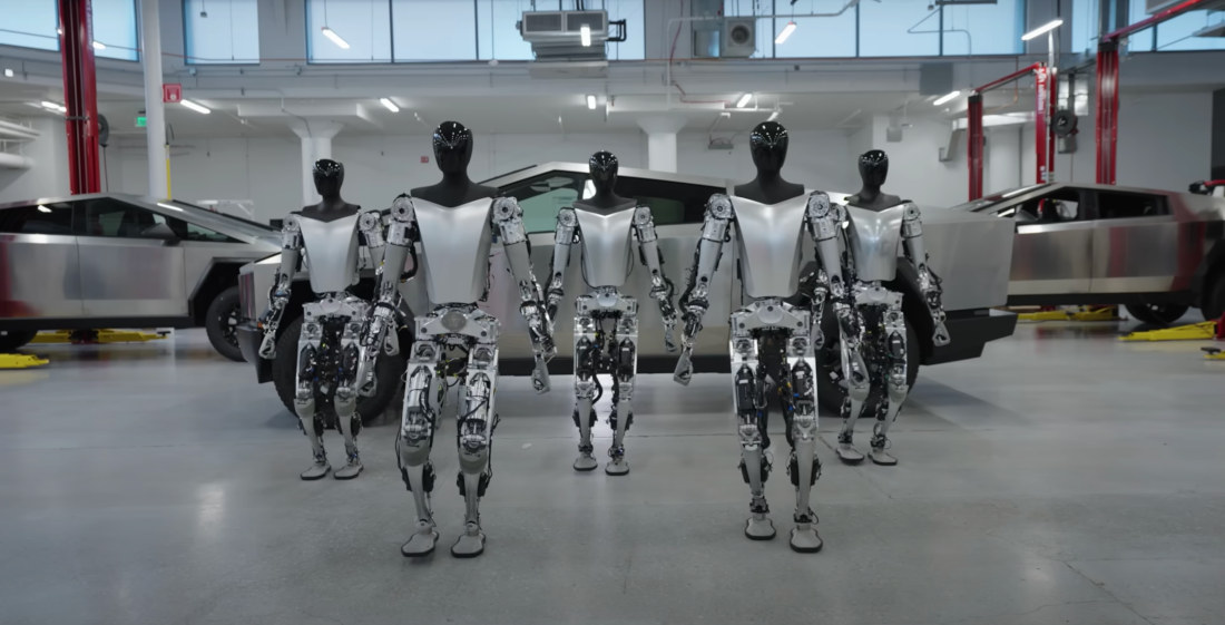 Tesla Teases Its Updated AI Powered Humanoid Robots