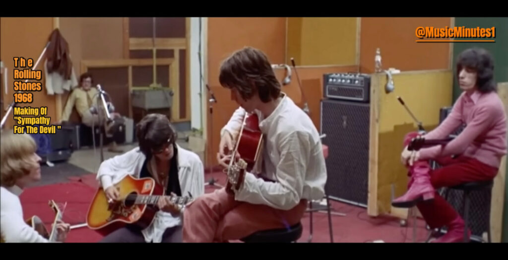 1968 Footage Of The Rolling Stones Recording 'Sympathy For The Devil'