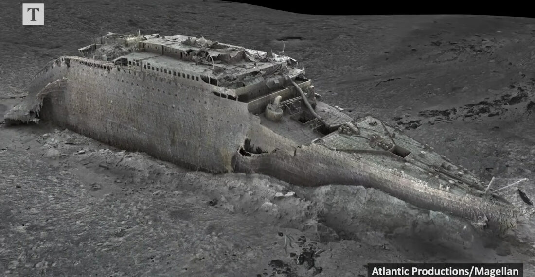 Titanic Gets Incredible Full 3D Scan To Reveal The Wreckage