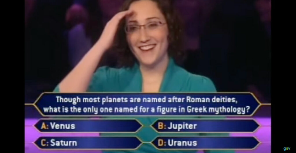 Classic Uranus Mishap On 'Who Wants To Be A Millionaire?'