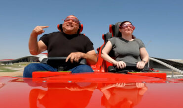 What The Ferrari 0-149MPH Roller Coaster Does To Your Face When You Ride It