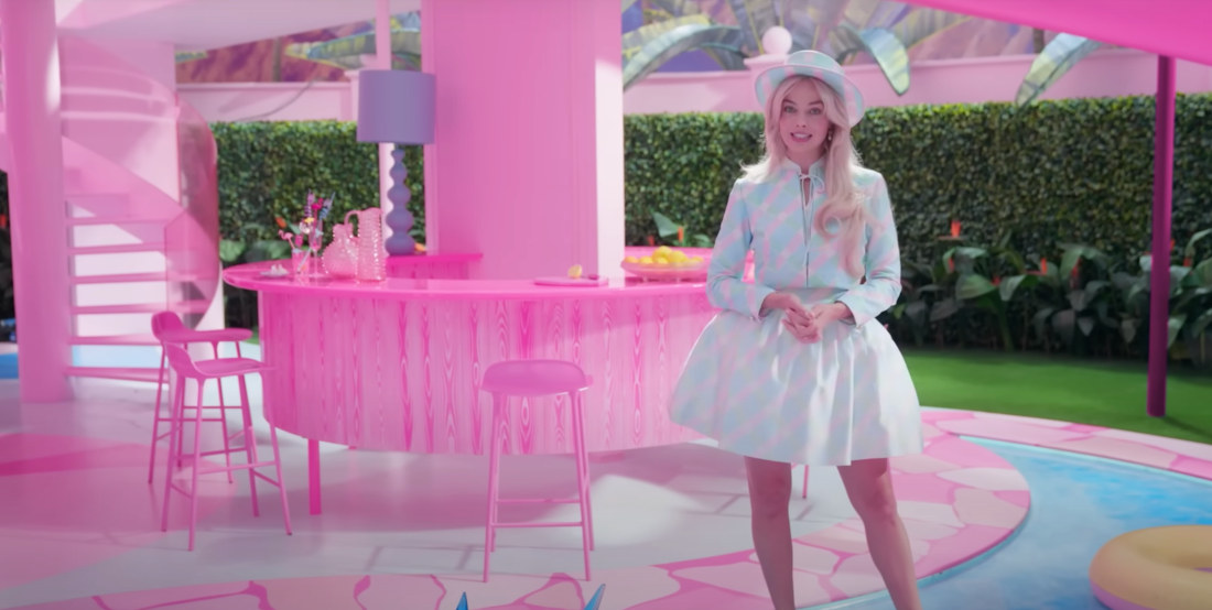 Margot Robbie Provides Tour Of Her Barbie Dreamhouse Set