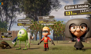 Visualization Of Every Pixar Character From Smallest To Largest