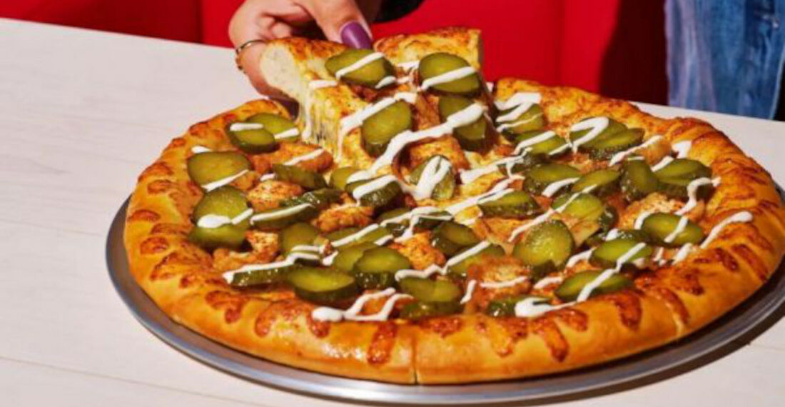 Pizza Hut Testing Heavily Pickle-Topped Nashville Hot Pizza