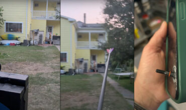 Woman Accidentally Shoots Arrow Through Phone Filming Her Archery