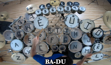 Man Creates Full QWERTY Keyboard Out Of Drums