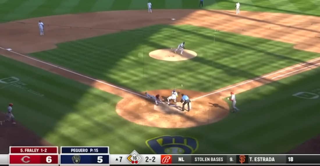 Baseball Player Steals Second, Third, AND Home In Two Pitches