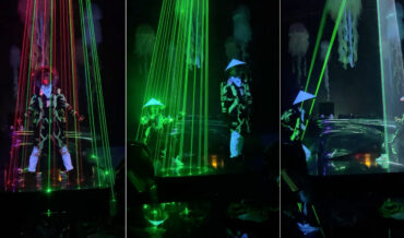 Choreographed Laser Sword Dance Show: Swing Those Lightsabers!