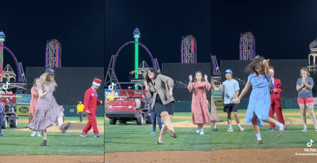 Minor League Baseball Host Elaine Dance Contest For Seinfeld Night