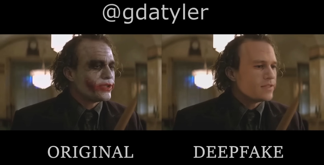 Heath Ledger’s Joker Deepfaked To Be Makeup-Free Heath Ledger
