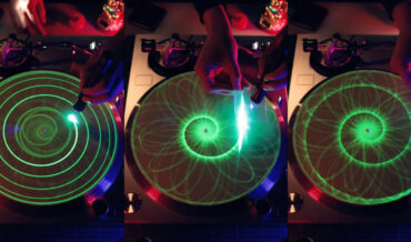 Coooool: Laser Pointer + Glow In The Dark Record