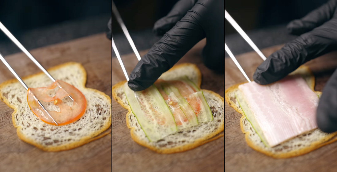 Constructing The World’s Thinnest Sandwich